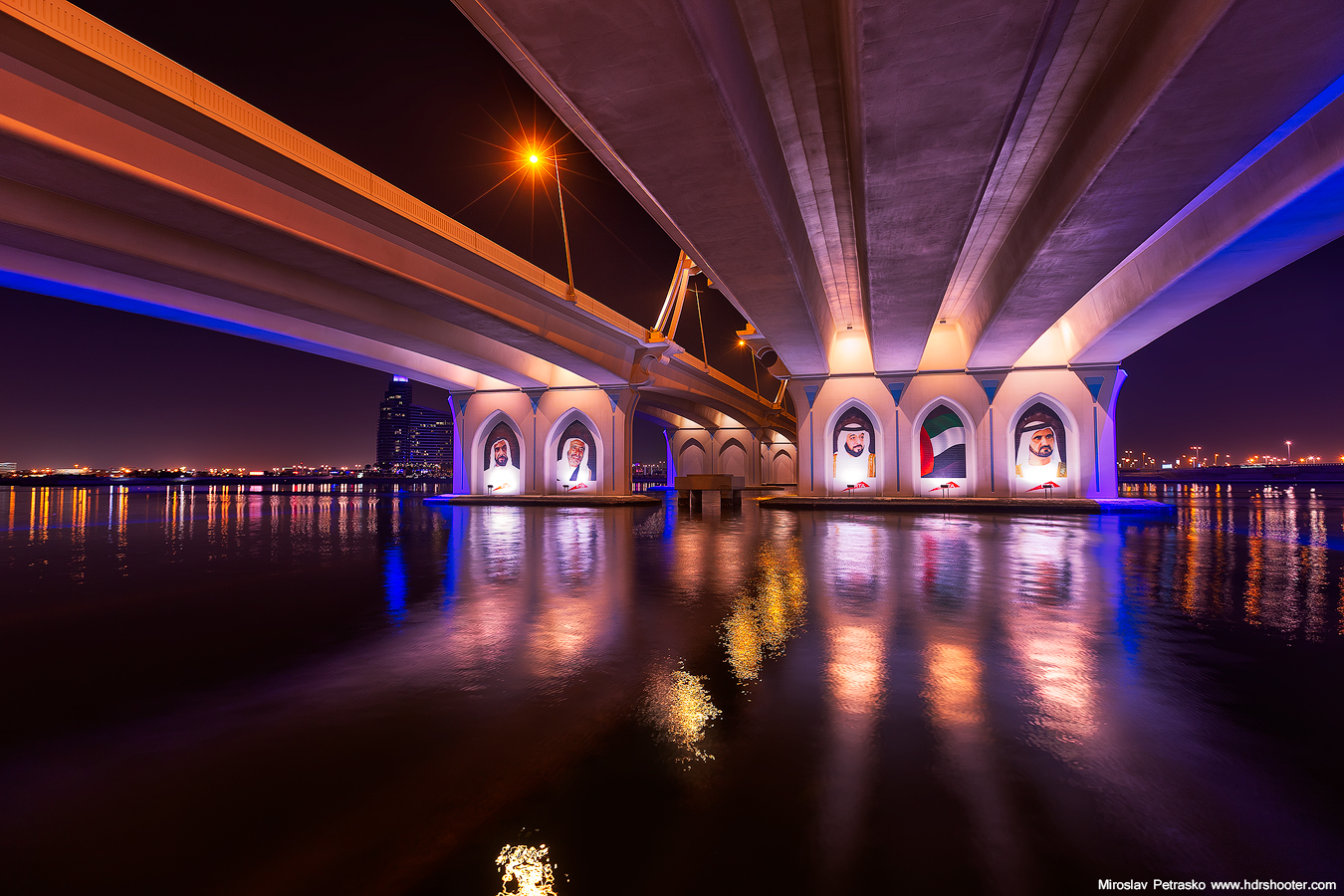 Under the Business bay bridge - HDRshooter