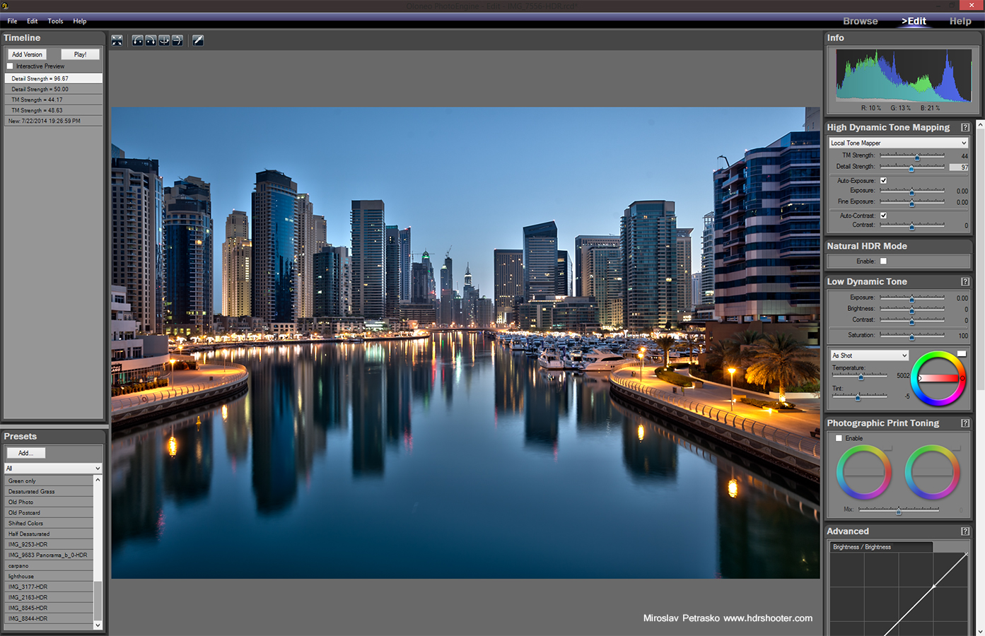 Few Tips For Oloneo Photoengine - Hdrshooter