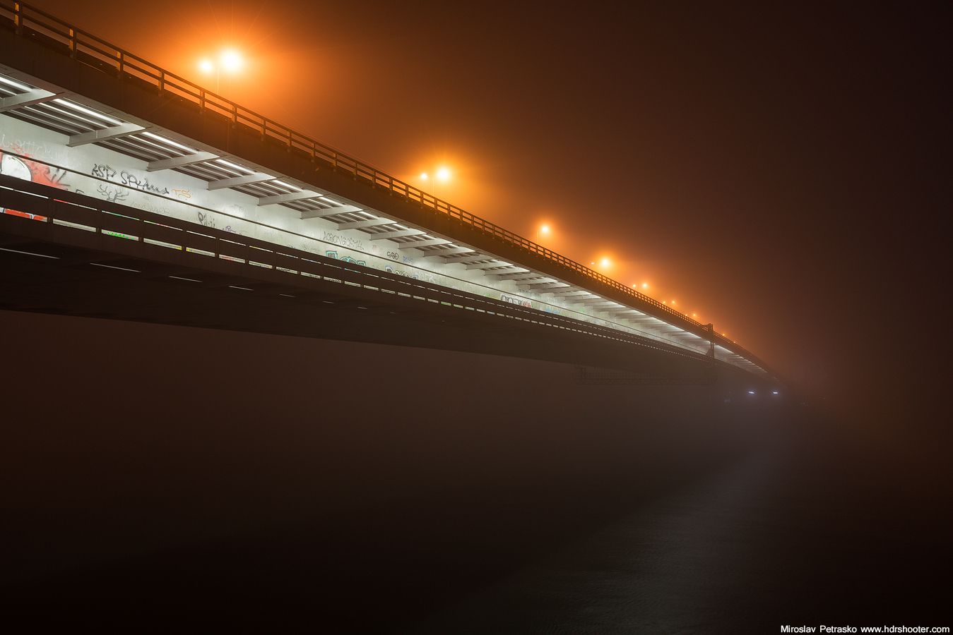 Bridge Into The Fog HDRshooter   Bratislava DSC 3927 Web Compressed 